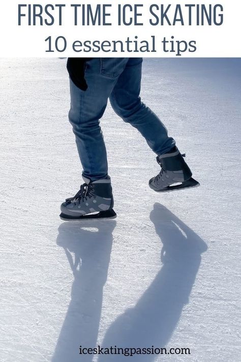 Outdoor Ice Skating Outfit, Ice Skating Tips, Skating Essentials, Skating Tips For Beginners, Ice Skating Beginner, Tips For Your First Time, Indoor Ice Skating, Ice Skating Lessons, Skating Tips