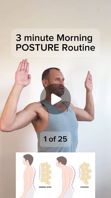 Michael Boshnack on Instagram: "Quick 3-Minute Posture Routine You Can Do Anywhere! 🕒💪

1️⃣ Shoulder Presses (No Weights Needed): Build strength and stability in your shoulders by pressing upward without any equipment.
2️⃣ Counter Stretch on Knees: Relieve tension in your back and shoulders with this gentle stretch.
3️⃣ Internal Shoulder Rotations at 90°: Improve mobility and posture by rotating your shoulders inward and back to neutral.

You don’t need fancy tools or lots of time—just 3 minutes to reset your posture and feel amazing! 🎯

👉 Comment “GET STARTED,” and I’ll send you a FREE 3-day trial of my Posture app! Join live classes, follow proven programs, access giveaways, and connect with our supportive community!

💥 Comment “BIG DEAL” to unlock ALL my posture and pain-relief pro Mobility Flexibility, Shoulder Mobility, Forward Head Posture, Rounded Shoulders, Improve Mobility, Posture Exercises, Gym Bra, Bad Posture, Build Strength