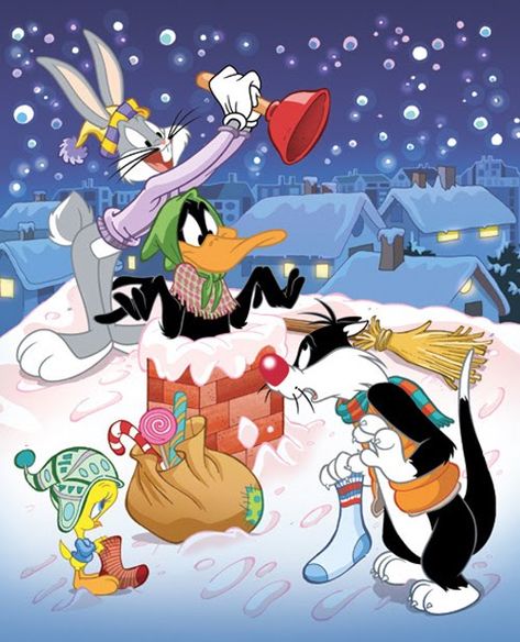 Bugs Bunny & Friends Bugs Bunny Christmas, Kim Chiu, Bunny Friends, Looney Tunes Wallpaper, Looney Tunes Show, Drawing Christmas, 2000s Cartoons, Looney Tunes Characters, Looney Tunes Cartoons