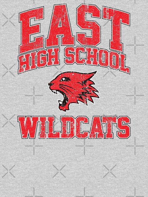 High Wallpaper, East High School, Unique Wallpaper, Style Accessories, Wild Cats, High School, T Shirt