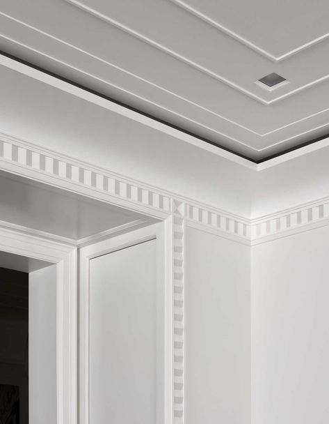 John B. Murray Architect Victorian Ceiling Design, False Ceiling Living Rooms, Modern Classic Ceiling, Ceiling Design Classic, Classic Ceiling Design, تصميم دورة مياه, Gypsum False Ceiling, Ceiling Inspiration, Ceilings Ideas