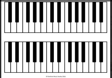 Get the kids to draw their hand position or find notes! Great Resource to keep handy! Keyboard Printable, Piano Teaching Resources, Easter Templates, Piano Teaching, Keyboard Piano, Cards Birthday, Piano Lessons, Music Theory, Piano Music