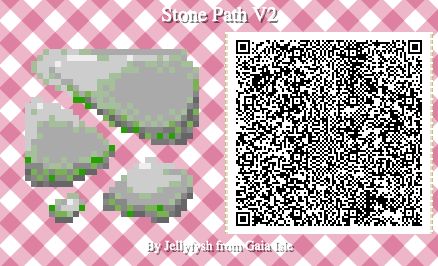 Acnl Qr Codes Paths, Acnl Paths, Animal Crossing 3ds, Ac New Leaf, Qr Codes Animal Crossing, Stone Path, New Animal Crossing, Animal Crossing Qr, Stone Pattern