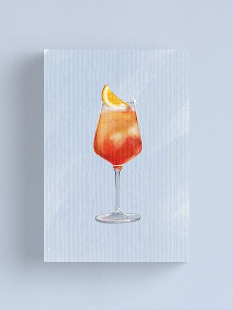 Aperol Spritz Painting, Aperol Spritz, Ipad Skin, Featured Art, Laptop Skin, Print Images, Painting Ideas, Art Inspo, Framed Art Prints