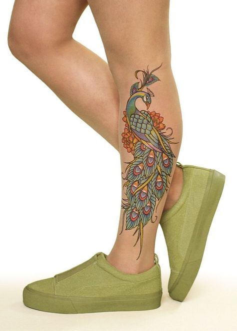 Best Bird Tattoos, Peacock Tattoos, Bird Tattoos For Women, Charm Tattoo, Tattoo Tights, Peacock Feather Tattoo, Peacock Tattoo, Feather Tattoo Design, Bird Tattoos