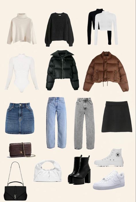 Winter Clothing Essentials Women, Fall 2023 Essentials, Nuetral Pallete Outfits Winter, Closet Must Haves For Women 2023, Winter Outfits Must Haves, Winter Lookbook 2023, Winter Must Haves 2023, Outfits To Wear In Darjeeling, Jacket Must Haves