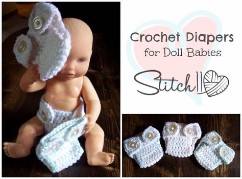 Crochet Baby Doll Clothes, Fake Poop, Crochet Baby Doll, Crochet Doll Clothes Free Pattern, Crochet Doll Clothes Patterns, Baby Doll Clothes Patterns, Baby Doll Pattern, Baby Alive Dolls, Baby Doll Accessories