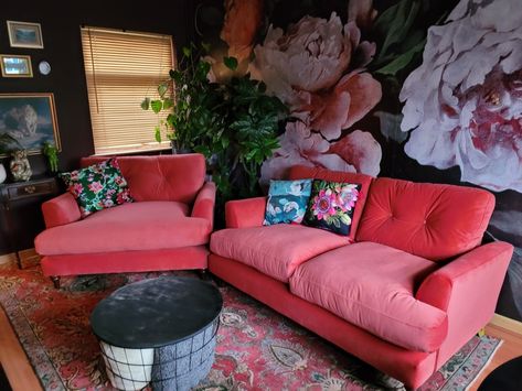 Dfs Joules Patterdale Sofa, Joules Patterdale Sofa, Joules Sofa, Patterdale Sofa, Living Room Colours, Room Colours, Pink Couch, Room 2023, Sofa And Loveseat