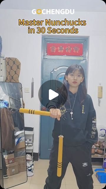 Chengdu, China on Instagram: "Learn how to use nunchucks in just 30 seconds! 🎯🔥 You got it yet? 
#Nunchucks #QuickLesson #MartialArts #china #fyp" How To Use Nunchucks, Chengdu China, Nunchucks, The Artist Movie, October 21, Martial Artist, Chengdu, 30 Seconds, Got It