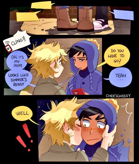 Creek Comic, South Park Videos, Tweek South Park, Style South Park, South Park Memes, Creek Art, Tweek And Craig, South Park Anime, Creek South Park