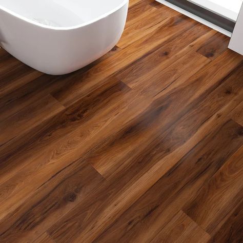 7" x 60" x 7mm Hickory Click SPC Lock Vinyl Plank Laminate Wood Flooring Colors, Wood Vinyl Flooring, Maple Hardwood Floors, Vinyl Wood Flooring, Tuscany Style, Spc Flooring, Housing Ideas, Vinyl Floors, Lvp Flooring