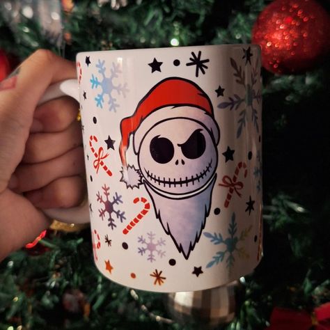 Jack Skellington Christmas Mug 11oz Mug $150 #jackskellington #thenightmarebeforechristmas #christmas #christmasmug #christmaskitchen #christmasdecor #tistheseason Jack Skellington Christmas, Christmas Collection, Jack Skellington, Household Items, Holiday Cheer, Christmas Crafts, Shop Now, Christmas Gifts, Finding Yourself