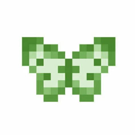 Green Pixel Art Icon, Pixel Lily Pad, Lily Pad Pixel Art, Green Perler Bead Pattern, Green Pixel Icons, Leaf Pixel Art, Green Pixel Art, Pixel Butterfly, Griffonnages Kawaii