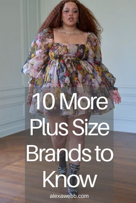 10 More Plus Size Brands to Know - Alexa Webb Big Size Fashion Dress, Preppy Clothing Brands, Designer Plus Size Clothing, Big Size Fashion, Alexa Webb, Aussie Food, Plus Size Stores, Cozy Wear, Les Couples