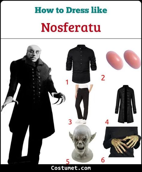 Nosferatu Costume, Nosferatu Cosplay, Count Orlok Nosferatu, Clan Nosferatu, Nosferatu Movie Poster, Max Schreck, Nosferatu 1922 Posters, Silent Horror, Monster Hands