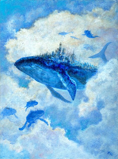 the Aviary Whale Aesthetic, Sea Creatures Art, Anime City, Whale Art, Speculative Fiction, Dungeons And Dragons Homebrew, Big Art, Creature Concept Art, Mystical Creatures