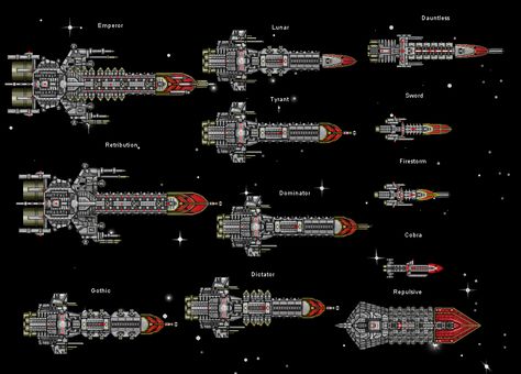 Battlefleet Gothic Ships, Warhammer Ships, 40k Ships, Battle Fleet, Space Marine Art, Battlefleet Gothic, Apocalypse Art, Miniature Gaming, Tabletop Rpg Maps