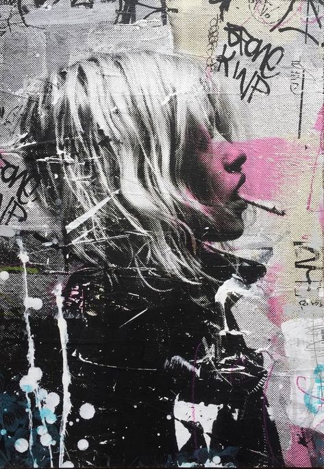 Urbane Kunst, Arte Punk, Banksy Graffiti, Painting Paper, Graffiti Wall Art, Art Street, Graffiti Wall, Art Pop, Screenprinting