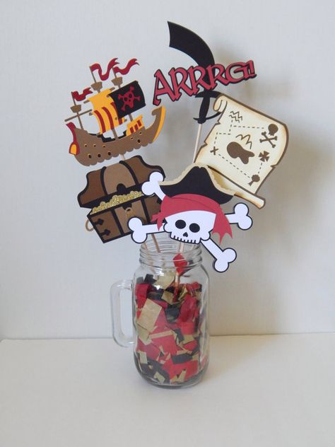 Pirate Party Centerpieces, Pirate Halloween Party, One Piece Birthdays, Food Tables, Pirate Theme Party, Pirate Halloween, Party Centerpiece, Pirate Birthday Party, Girl Birthday Decorations