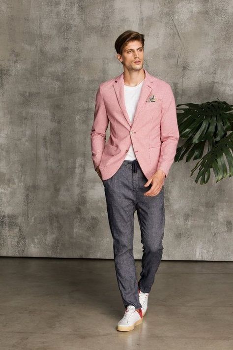 Disco Outfit Men, Ball Outfit, Men's Summer Outfit, Photography Men, Dapper Mens Fashion, Man Outfit, Modern Mens Fashion, Look Rose, Men Blazer