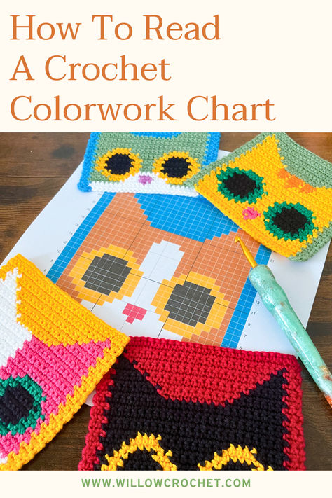 nlock the secrets of reading colourwork charts with our comprehensive guide. Perfect for crocheters looking to take their skills to the next level! How To Do Graphgan Crochet, Reading Crochet Charts, Yarn Needed For Crochet Blanket, Visual Crochet Patterns, How To Crochet A Picture, Crochet Color Work Chart, How To Grid Crochet, Tapestry Crochet Patterns Charts Free, Cross Stitch On Crochet