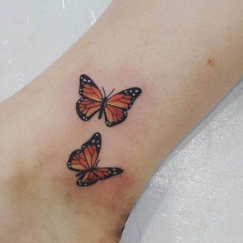 Ankle Monarch Butterfly Tattoo tiarne.hook Yellow Butterfly Tattoo, Monarch Tattoo, Butterfly Ankle Tattoos, Purple Butterfly Tattoo, Monarch Butterfly Tattoo, 3d Butterfly Tattoo, Butterfly Wrist Tattoo, Butterfly Tattoo On Shoulder, Small Butterfly Tattoo