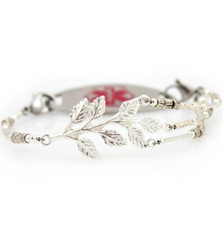 The Giving Tree Medical ID Bracelet.... The next med id bracelet I want! :) so beautiful! Medical Alert Jewelry, Giving Tree, The Giving Tree, Medical Id Bracelets, Medical Jewelry, Medic Alert Bracelets, Medical Bracelet, Medical Alert, Id Bracelets