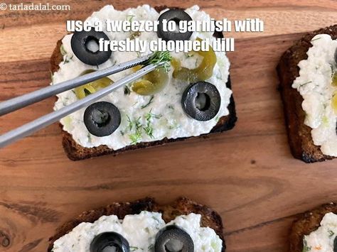 paneer cucumber dill toast recipe | Indian cottage cheese toast | healthy paneer cucumber suva toast | Cottage Cheese Toast, Chilli Cheese Toast, Cheese Toast Recipe, Kids Party Snacks, Indian Cheese, How To Make Paneer, Veg Snacks, Cucumber Dill, Baked Corn