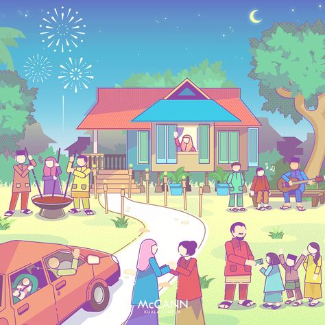 Jemputan Rumah Terbuka Hari Raya, Suasana Hari Raya Aidilfitri, Hari Raya Cartoon, Hari Raya Poster, Hari Raya Illustration, Raya Card, Iphone Wallpaper Travel, Flat Design Poster, Poster Ramadhan