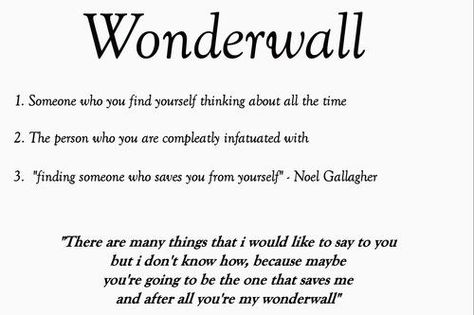 oasis Wonderwall Meaning, Wonderwall Oasis, Uncommon Words, One Word Quotes, Unusual Words, Rare Words, Ashton Irwin, Art And Photography, Favorite Song