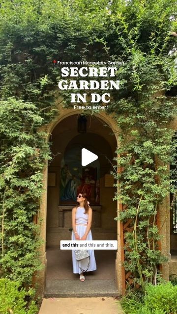 Washington DC Bucket List on Instagram: "New favorite garden in DC 🌿🌸 @franciscanmonastery has one of the prettiest gardens in the city's capital —it's quiet, has beautiful plants and flowers, and it's the perfect place to take cool pictures this Summer. Who's going with you? 
🎥: @ri.scruggs #dcbucketlist #washingtondc" U Street Washington Dc, Dc Bucket List, Washington Dc Streets, Washington Dc Bucket List, Washington Dc Chinatown, Us Botanic Garden Washington Dc, Washington D.c. Trip, Dc Washington, Usa Roadtrip