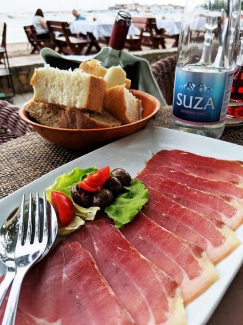 A Foodie’s Guide to Montenegro: Budva Restaurants Montenegro Food, Old Town Restaurant, Travel Montenegro, Budva Montenegro, Pork Stew, Best Thai, Adriatic Coast, Spicy Pork, Smoked Ham