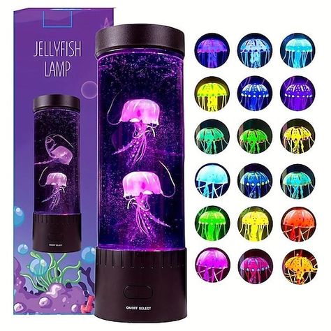 Listing Date:06/25/2023 Jellyfish Lava Lamp, Room Led Lights, Aquarium Lamp, Color Changing Lamp, Jellyfish Light, Jellyfish Lamp, Fish Lamp, Sensory Lights, Mood Lamps