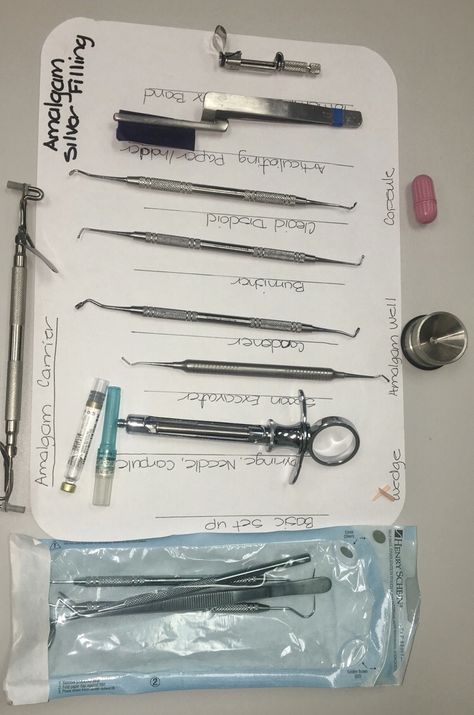 #dental #dentalassistant #dentalstudent #amalgam Periodontist Assistant, Dental Tray Setup, Dental Charting Symbols, Dental Assistant Study Notes, Dental Assistant Hairstyles, Dental Tools Names, Dental Assistant Aesthetic, Dental Assistant Study Guide, Dental Charting