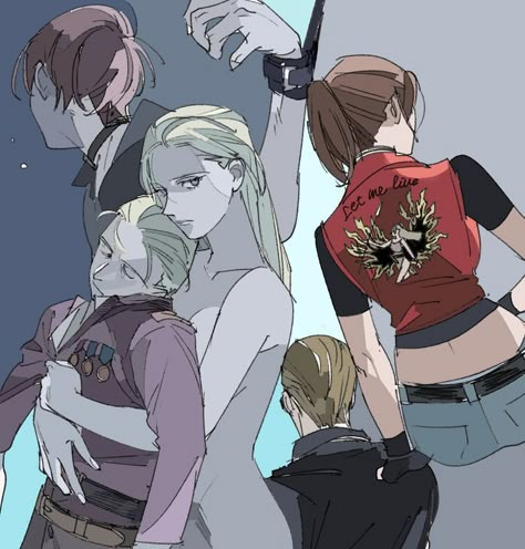 Village Of Shadows, Re Fanart, Resident Evil Code Veronica, Leon And Claire, Code Veronica, Evil Meme, Indie Horror Games, Resident Evil Fanart, Resident Evil Art