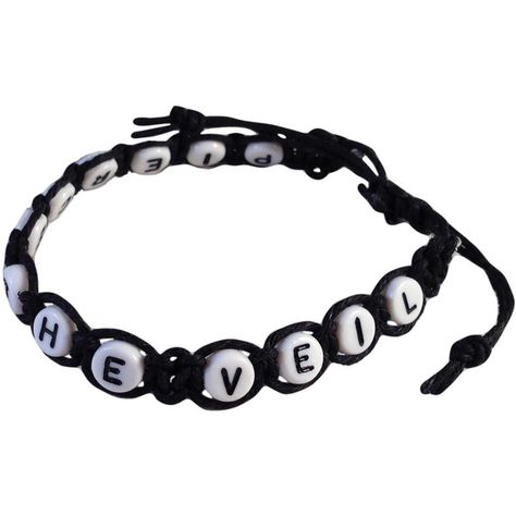 PIERCE THE VEIL Girls Hemp Bracelet Black Handmade Friendship Surfer... (€7,34) ❤ liked on Polyvore featuring bracelets, jewelry, accessories, ptv and pierce the veil Diy Merch, Rainbow Pineapple, Veil Diy, Band Clothes, Galaxy Projects, Veiled Girl, Macrame Crafts, Emo Jewelry, Band Bracelets