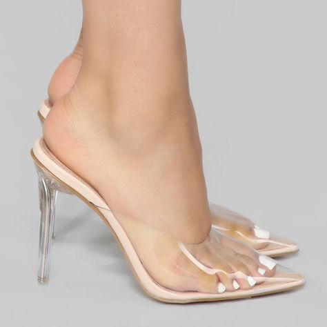 New In Box Never Worn Heels, Clear With A Tan Sole. Adorable! From Fashionnova, Women’s Size 8.5. Fashion Nova Heels, Nude Stiletto Heels, Heels Clear, Rose Gold Heels, Snake Heels, Lucite Heels, Clear Shoes, Tie Up Heels, Fashion Nova Shoes