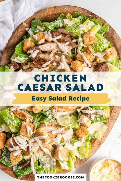 Chicken Caesar Salad Recipe, Juicy Chicken Breast, Honduran Recipes, Caesar Chicken, Daphne Oz, Kale Caesar Salad, The Cookie Rookie, Caesar Salad Recipe, Cookie Rookie