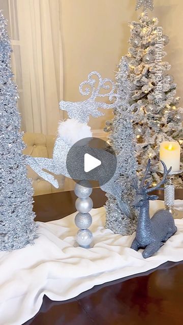 27K likes, 247 comments - makeitwithmicah el October 30, 2022: "Dollar Tree DIY Christmas Home Decor 

This was a popular project last year! There’s some physics and balancing involved so take your time 😅 I did put reindeers on either side of the stick, to hide the stick, so you will need two reindeer per item. I also recommend coating the reindeer in glossy mod podge or a gloss spray paint sealant to reduce the glitter fall out. These were on our dining for the whole season 🥰

Questions encou Reindeer Centerpieces Table Decorations, Dollar Tree Reindeer Diy, Diy Reindeer Decorations, Dollar Tree Reindeer, Diy Christmas Home Decor, Reindeer Diy, Dollar Tree Diy Christmas, Diy Christmas Decorations For Home, Paint Sealant