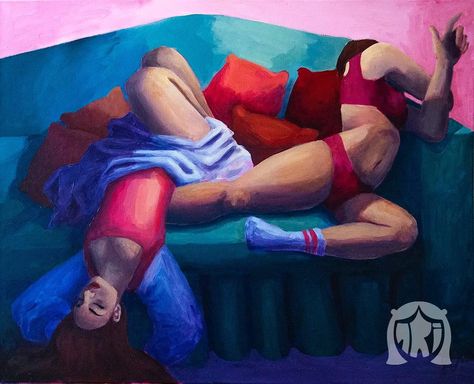 Hermandad (2024) 🩷Acrylic and oil on canvas This piece, titled “Hermandad,” represents sisterhood and the importance of female friendships. The two women appear to be in uncomfortable postures, yet there is a sense of peace and tranquility, symbolizing how the feeling of sisterhood can make us feel at ease. #art #artist #arte #artista #painting #paintings #oilpainting #oleo #retratos #retrato #acrylic #acrylicpainting #feminism #feminist #feminismo #feminista #feministart #feministartist #si... Feminist Artist, Female Friendship, Paint On Canvas, Feminist Art, Female Portrait, Art Artist, Oil On Canvas, Graphic Art, Painter