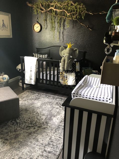 Goth baby nursery, moody nursery, Moss nursery, dark fairy tale Goth Baby Nursery, Gothic Baby Nursery, Gothic Nursery, Ideas Decorar Habitacion, Dark Nursery, Gothic Baby, Baby Nursery Inspiration, Goth Baby, Baby Room Themes