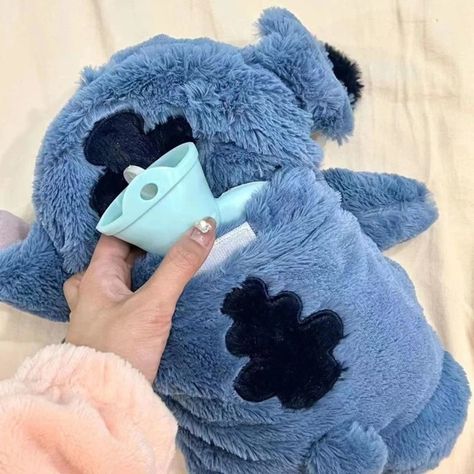 Disney Stitch Anime Winter Extra Large Plush Hot Water Bottle Women's Home Water Filling Hand Warmer Holiday Gift For Girlfriend Stitch Water Bottle, Stitch Stuffed Animal, Anime Winter, Stitch Anime, Lilo Et Stitch, Iphone Photo, Iphone Photo App, Christmas Gifts For Girlfriend, Stitch And Angel