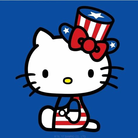 12 Likes, 1 Comments - @riversidekawaiishop on Instagram: “Happy Independence Day everyone! 🎆🤗✨ #sanriotyler #HelloKitty #independenceday #july4th #freedom…” July Hello, Aesthetic Hello Kitty, Hello Sanrio, Hello Kitty Images, Thanksgiving Wallpaper, Hello Kitty Aesthetic, Hello Kit, Hello Kitty Cake, Kitty Drawing