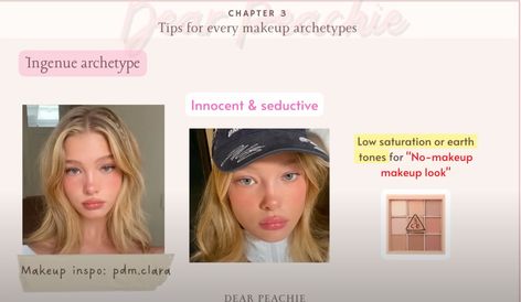 Inguene Makeup, Ingenue Makeup, Seductive Makeup, Style Analysis, Dramatic Classic, Face Makeup Tutorial, Feminine Romantic, Make Up Inspo, Makeup Looks Tutorial