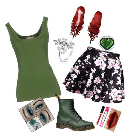 "Modern Poison Ivy" by cece-volcanoes ❤ liked on Polyvore featuring Michael Kors, Dr. Martens, Bling Jewelry and modern Modern Poison Ivy, Dc Martens Outfit, Poison Ivy Outfit, Outfit For Work, Super Suit, Kim Possible, Poison Ivy, Dc Universe, Bling Jewelry