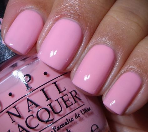 OPI Pink-ing Of You Pink Nails Opi, Shellac Nail Colors, Opi Pink, Opi Nail Colors, Pink Glitter Nails, Pink Manicure, Super Nails, Pink Nail Polish, Shellac Nails