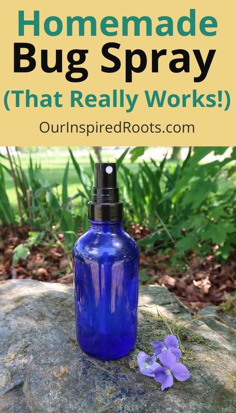 Want to make homemade bug spray with essential oils to keep bugs away naturally? This recipe works on flies, ticks, mosquitos, and gnats. It's safe for kids and babies too! #naturalliving Homemade Bug Spray Recipe, Gnat Spray, Mosquito Repellent Essential Oils, Insect Repellent Homemade, Diy Bug Repellent, Homemade Bug Spray, Diy Bug Spray, Bug Spray Recipe, Natural Bug Spray