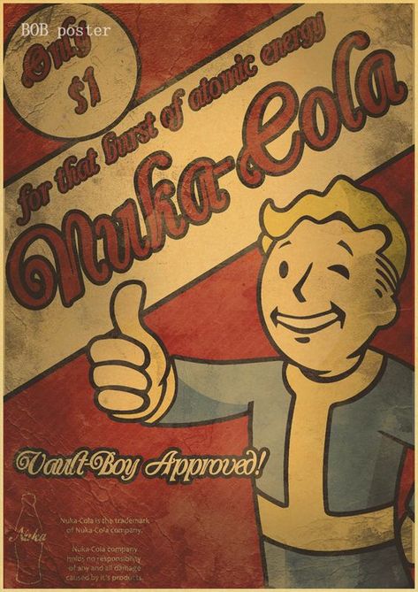 Fallout Posters Vintage, Fallout Poster, Fallout Wallpaper, Fallout Posters, Fallout Concept Art, Fallout New Vegas, Vintage Icons, Back Tattoo, Fallout