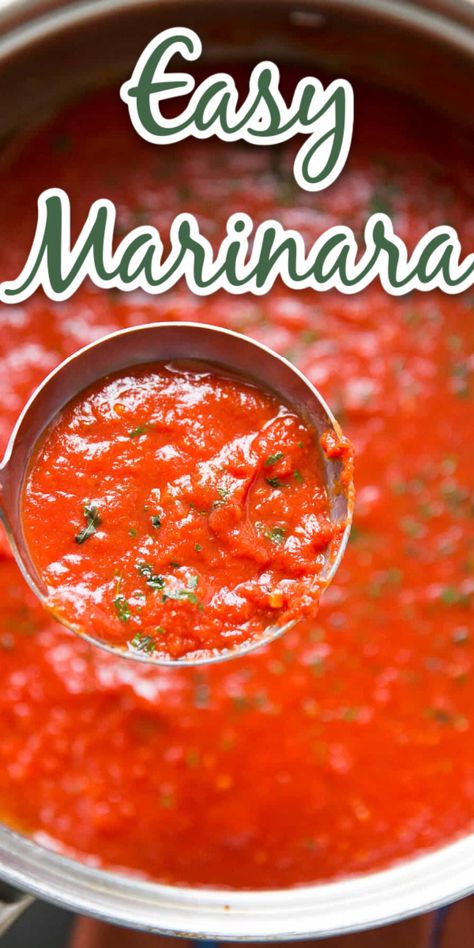 Quick Marinara Sauce, Homemade Pasta Sauce Recipe, Homemade Italian Meatballs, Homemade Pasta Sauce, Easy Marinara Sauce, Pasta Sauce Recipe, Homemade Marinara Sauce, Marinara Recipe, Marinara Sauce Recipe