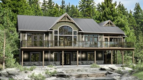 Beaver Homes And Cottages, Beaver Homes, Contemporary Bungalow, No Bed, Cathedral Ceilings, Open Concept Layout, Cottage Plan, Cottage Ideas, Functional Space